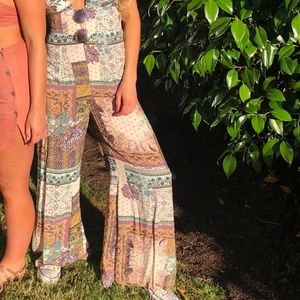 Boho flare jumpsuit
